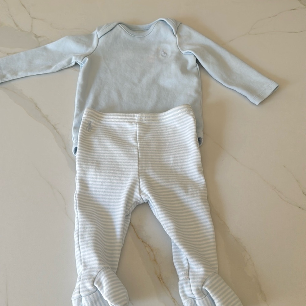 Ralph Lauren’s pajama set 3-6 months